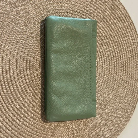 Status Anxiety leather wallet as new, mint green - Picture 3 of 3